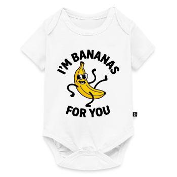 I Am Banana – For You Cartoon - Baby Premium short-sleeve bodysuit - white - Front