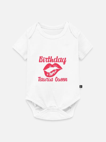 Sternzeichen Stier - Baby Premium Kurzarmbody - Weiß