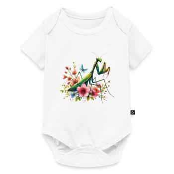 Mante religieuse - Body à manches courtes Premium Bébé - blanc - Devant