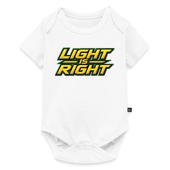 Das Licht hat Recht - Baby Premium Kurzarmbody - Weiß - Vorne