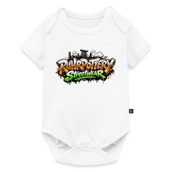 Graffiti Streetwear Spray Font - Baby Premium short-sleeve bodysuit - white - Front