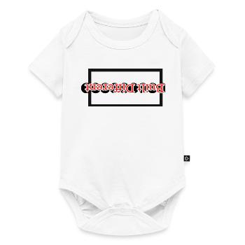 Built Different - Upside Down - Baby Premium short-sleeve bodysuit - white - Front