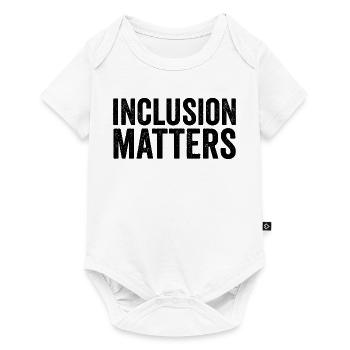 L’inclusion est importante – Éducation spécialisée – Freundli - Body à manches courtes Premium Bébé - blanc - Devant