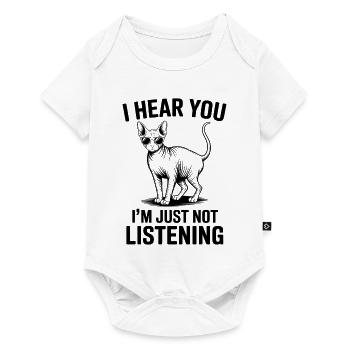 Sphynx Cat Sayings Funny Sphynx Cat Gift - Baby Premium short-sleeve bodysuit - white - Front