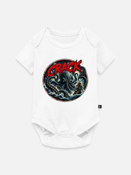 Das Knacken der Meere - Baby Premium Kurzarmbody - Weiß