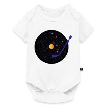 Vinyle - Body à manches courtes Premium Bébé - blanc - Devant