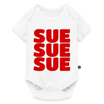 Sue Sue Sue - Body à manches courtes Premium Bébé - blanc - Devant