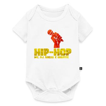 Hip Hop Fist Basketball Tee - Baby Premium short-sleeve bodysuit - white - Front