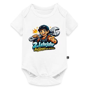 2. Lehrjahr - Anfänger war gestern - Baby Premium Kurzarmbody - Weiß - Vorne