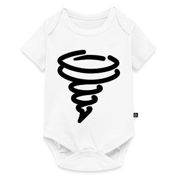 tornado - Baby Premium short-sleeve bodysuit - white - Front