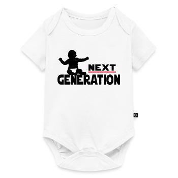 Dictons de la prochaine génération de la prochaine génération des bébés - Body à manches courtes Premium Bébé - blanc - Devant