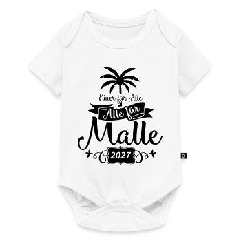 Einer Für alle Malle - Baby Premium Kurzarmbody - Weiß - Vorne