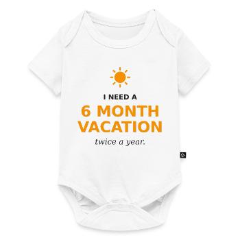 Des fêtes toute l’année - Body à manches courtes Premium Bébé - blanc - Devant