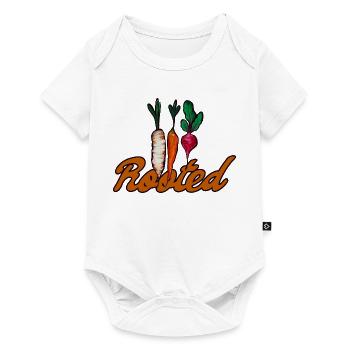 Rooted Carrot Art - Baby Premium short-sleeve bodysuit - white - Front