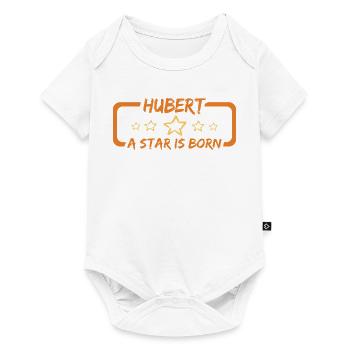 Cadeau pour Hubert - Body à manches courtes Premium Bébé - blanc - Devant