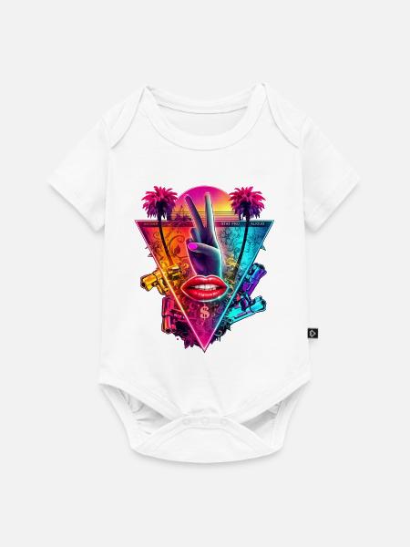Neon Bizzare - Baby Premium Kurzarmbody - Weiß