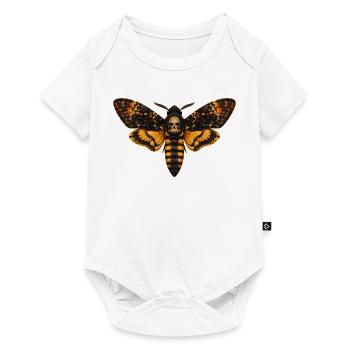 Death's head Hawkmoth Acherontia atropos - Baby Premium short-sleeve bodysuit - white - Front