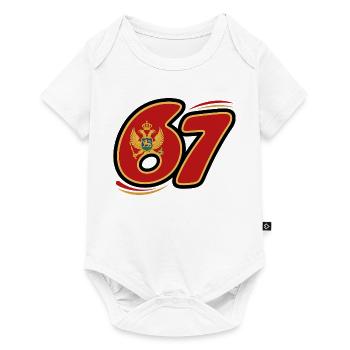 67 Édition Montenegro - Body à manches courtes Premium Bébé - blanc - Devant