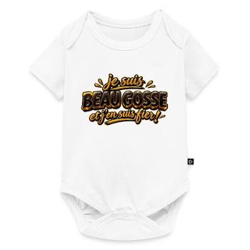 Je suis beau gosse - Body à manches courtes Premium Bébé - blanc - Devant