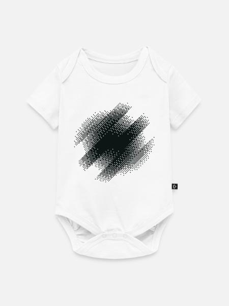 Burst Circle - Baby Premium Kurzarmbody - Weiß