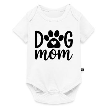 Maman chien - Body à manches courtes Premium Bébé - blanc - Devant