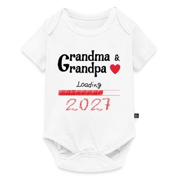 Grand-mère et grand-père 2027 - Body à manches courtes Premium Bébé - blanc - Devant