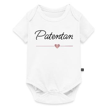 Meilleure marraine avec du cœur – cadeau - Body à manches courtes Premium Bébé - blanc - Devant