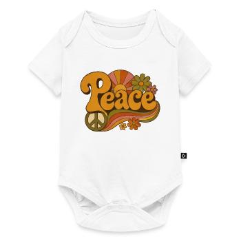 paix - Body à manches courtes Premium Bébé - blanc - Devant