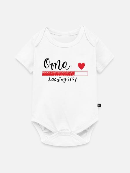 Oma 2027 - Baby Premium Kurzarmbody - Weiß