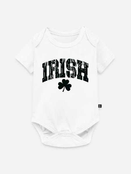 Irland - Baby Premium Kurzarmbody - Weiß