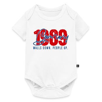 1989 Germany – Walls Down. People Up | Fall of the Berlin Wall - Baby Premium short-sleeve bodysuit - white - Front
