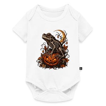 Toad on pumpkin - Baby Premium short-sleeve bodysuit - white - Front