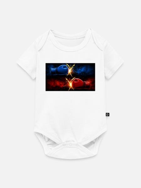 NA UDAR-ON-STREIK - Baby Premium Kurzarmbody - Weiß