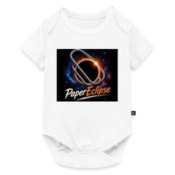 Coupure de papier éclipsée 2026 - Body à manches courtes Premium Bébé - blanc - Devant