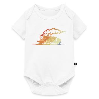 Railway Retro Look - Baby Premium short-sleeve bodysuit - white - Front