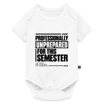 Beruflich unvorbereiteter Schüler - Baby Premium Kurzarmbody - Weiß - Vorne