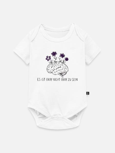 Es ist okay nicht okay - Baby Premium Kurzarmbody - Weiß