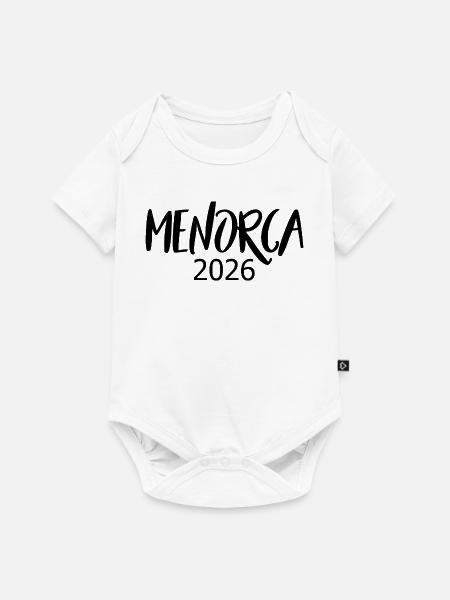 Menorca_2026 - Baby Premium Kurzarmbody - Weiß