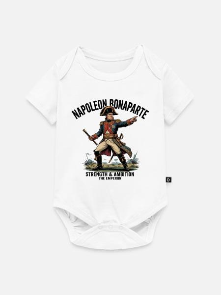Napoleon Bonaparte - Baby Premium Kurzarmbody - Weiß