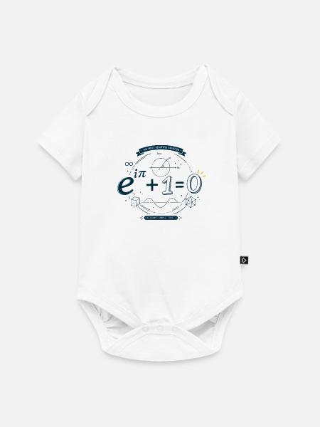 Eulersche Gleichung - Baby Premium Kurzarmbody - Weiß