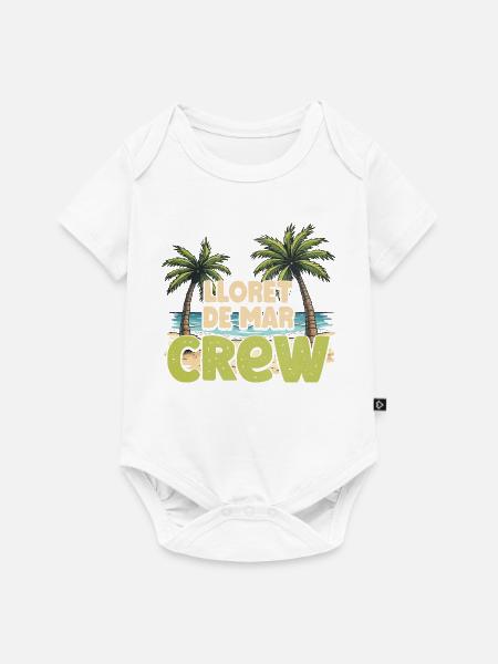 Lloret De Mar Crew - Baby Premium Kurzarmbody - Weiß