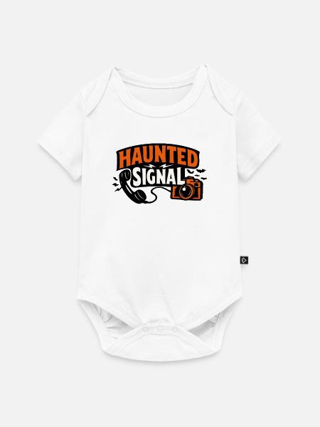 Geistersignal Kamera - Baby Premium Kurzarmbody - Weiß