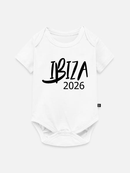 Ibiza_2026 - Baby Premium Kurzarmbody - Weiß