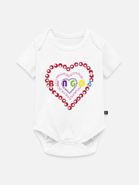 Bingo - Baby Premium Kurzarmbody - Weiß