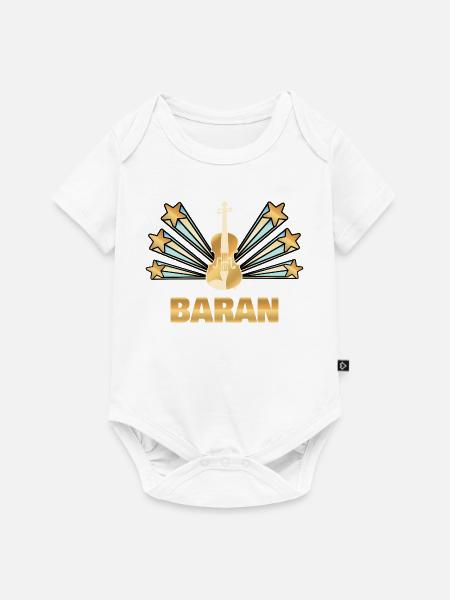 Band Baran - Baby Premium Kurzarmbody - Weiß