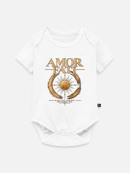Amor Fati Sonnenstern - Baby Premium Kurzarmbody - Weiß