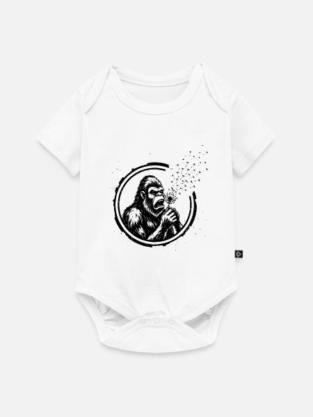 Bigfoot und Löwenzahn - Baby Premium Kurzarmbody - Weiß