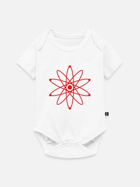 Atom - Baby Premium Kurzarmbody - Weiß