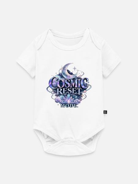 Cosmic Reset - Baby Premium Kurzarmbody - Weiß