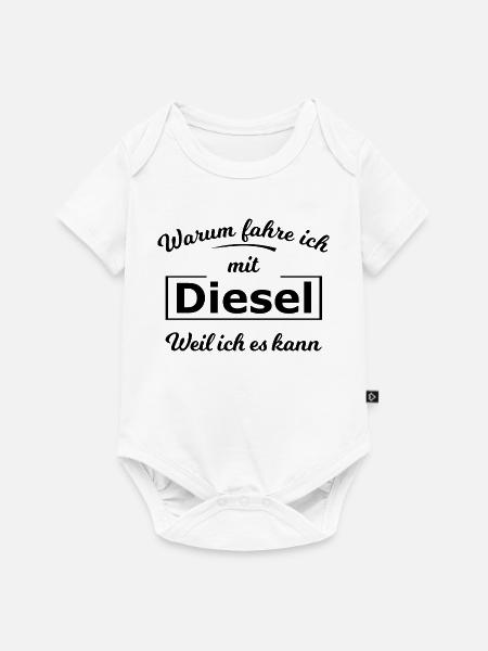 Die Diesel Autofahrer - Baby Premium Kurzarmbody - Weiß